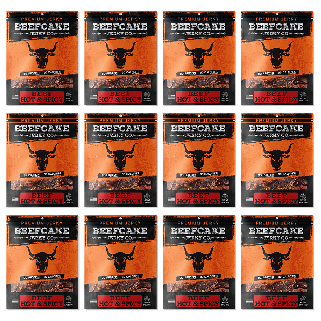 Hot & Spicy Jerky – BeefCake Jerky
