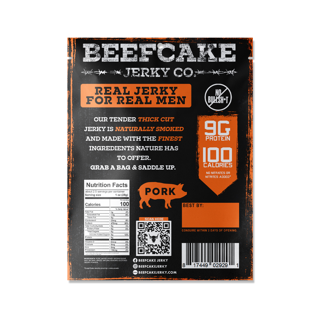 Honey BBQ Pork Jerky