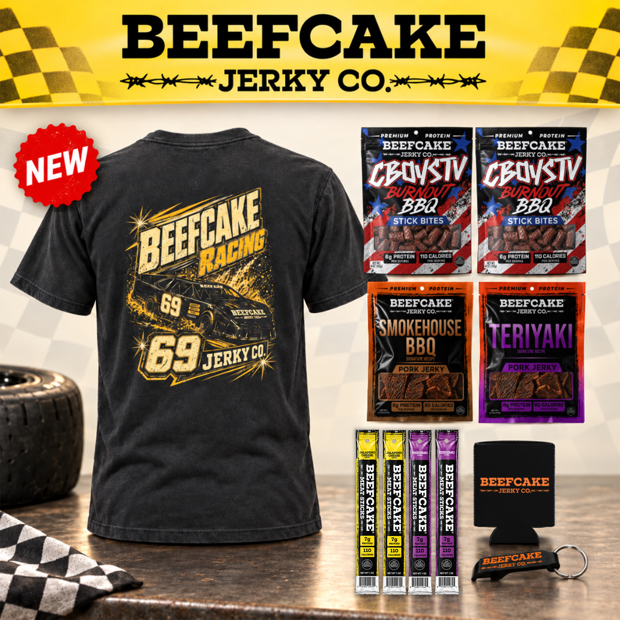 Beefcake Race Day T-Shirt Bundle