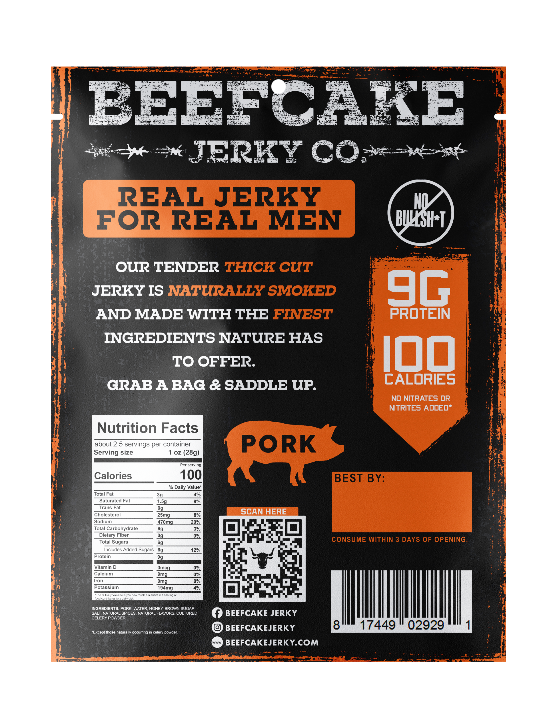 Honey BBQ Jerky