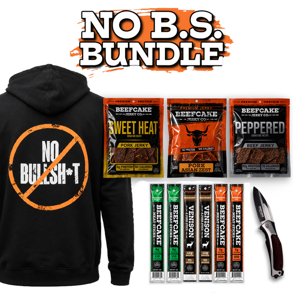 ケ*ウ様 Butcher ProductS NO BS Hoodie Bundle – BeefCake Jerky