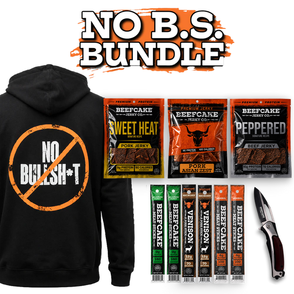 NO BS Hoodie Bundle – BeefCake Jerky